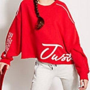 NWT Justice Girls Oversize Sweatshirt - 10